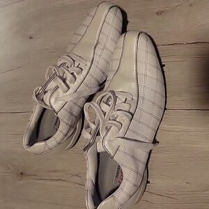 FootJoy Women's White Checkered Golf Shoes